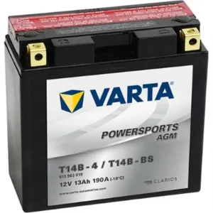 Plată sigură VARTA POWERSPORTS AGM 12V 13Ah 190A - Borna Inversa (stanga +)