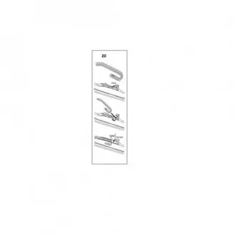 Stergator parbriz pasager DACIA Logan MCV II K8 03/2013-02/2015 COD erk20 20" Lichidare de stoc