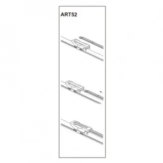 Preț mic Stergator parbriz pasager RENAULT FLUENCE 02/2010➝ COD erk52 16"