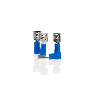 Preț promoțional Papuc Electric Auto Izolat Albastru Tip Mama 6.35Mm - Set 10