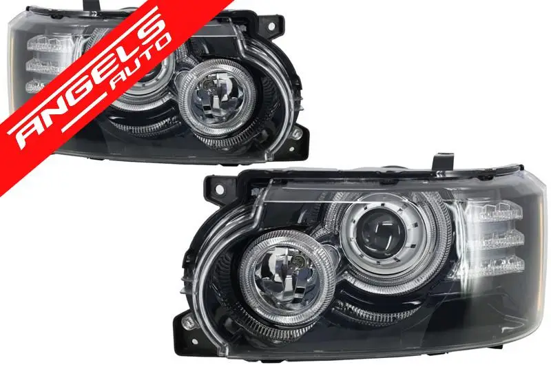 Livrare rapidă Faruri compatibile cu Land Rover Range Rover Vogue L322 2002-2009 Facelift Design | Angels Auto
