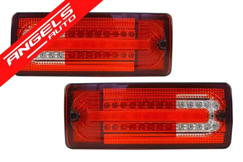 Doar azi Stopuri compatibile cu Mercedes W463 G-Class (1989-2015) Rosu/Clar Full LED | Angels Auto