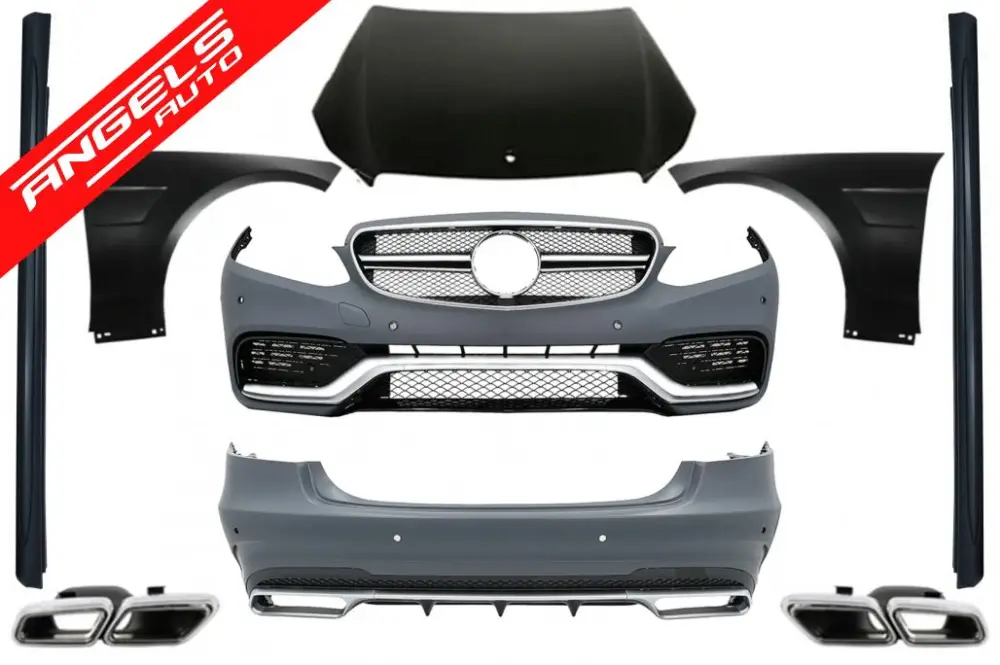 Kit AMG compatibil cu Mercedes E-Class W212 Facelift (2013-up) E63 cu Evacuare | Angels Auto Super ofertă