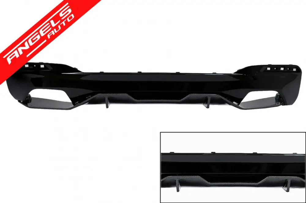 Mai ieftin Difuzor Bara Spate compatibil cu BMW G30 G38 G31 (16-19) 540 M Design Negru&Carbon | Angels Auto