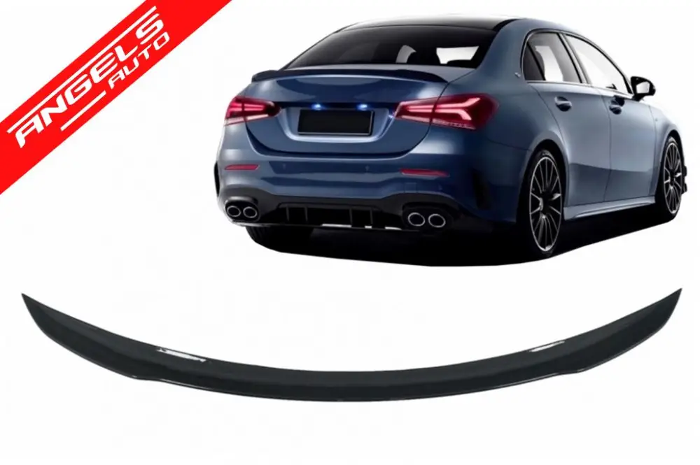 Eleron Portbagaj compatibil cu Mercedes A-Class Sedan V177 (2018-up)A45 Design Negru | Angels Auto Cel mai vândut