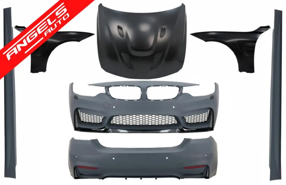 Kit Exterior Full compatibil cu BMW F32 F33 (2013-2017) M4 Look cu Capota si Aripi | Angels Auto Noutate