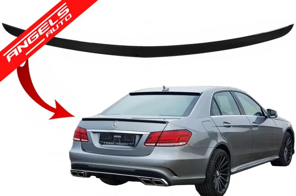 Eleron portbagaj compatibil cu Mercedes E-Class W212 (2009-2016) Negru Lucios | Angels Auto Bestseller