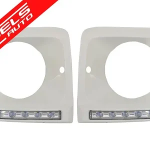Preț redus Carcase faruri Albe cu Lumini de zi compatibile cu G-class W463 (1989-2012) G65 Look | Angels Auto