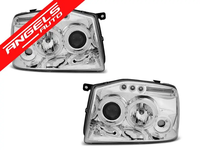 Faruri compatibile cu Nissan FRONTIER US VERSION 01-04 CHROME | Angels Auto Preț mic