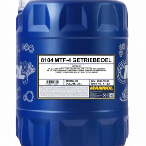 Cumpără online Ulei transmisie MANNOL MTF-4 Gear Oil 75W80 GL-4 - 20 Litri