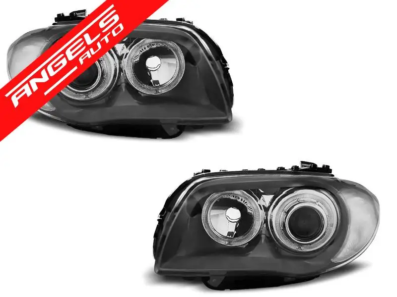 Expediere rapidă Faruri ANGEL EYES GRAY potrivite pentru compatibile cu BMW 1 E87/E81/82/88 04-11 | Angels Auto