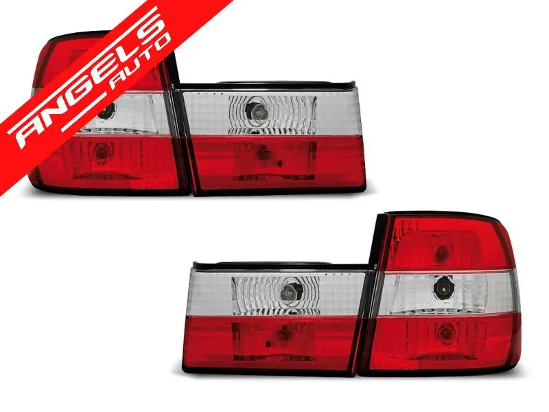 Stopuri Rosu Alb potrivite pentru compatibile cu BMW E34 02.88-12.95 SEDAN | Angels Auto Cumpără acum