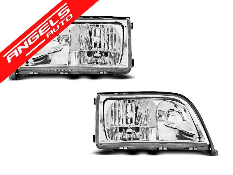Preț promoțional Faruri CHROME potrivite pentru compatibile cu Mercedes W140 S-KLASA 03.91-10.98 | Angels Auto