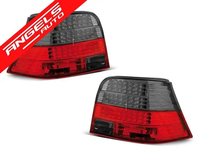 Preț promoțional Stopuri LED Rosu Fumurii potrivite pentru compatibile cu VW compatibile cu Golf 4 09.97-09.03 | Angels Auto