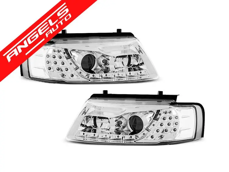 Preț mic Faruri DAYLIGHT CHROME potrivite pentru compatibile cu VW PASSAT B5 11.96-08.00 | Angels Auto