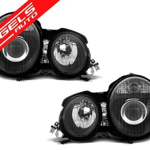 Faruri Negru potrivite pentru compatibile cu Mercedes W210 E-KLASA 95-05.99 | Angels Auto Preț redus