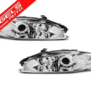 Faruri Angel Eyes compatibile cu Mitsubishi ECLIPSE 1997-1998 CHROME | Angels Auto Chilipir