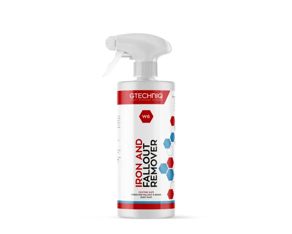 Livrare expres Solutie decontaminare jante si caroserie Gtechniq W6 Iron and Fallout Remover, 500ml