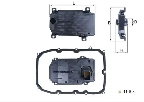 Ofertă de sezon Filtru hidraulic MAHLE HX187KIT