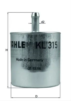 Filtru combustibil MAHLE KL315 Cumpără online