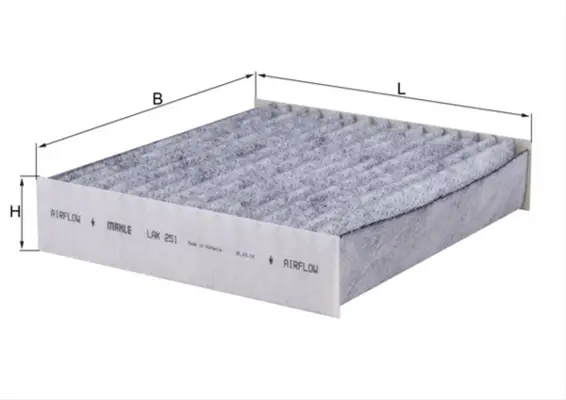 Filtru habitaclu cu carbon activ MAHLE LAK251 Nu rata