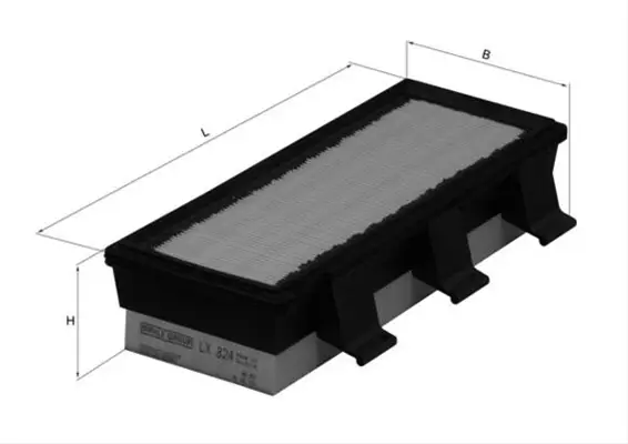 Preț redus Filtru aer MAHLE LX824