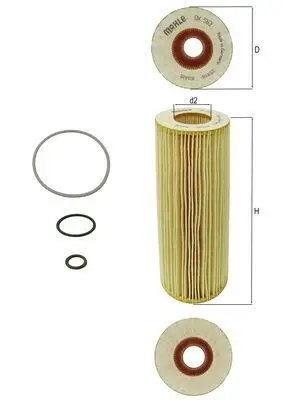 Filtru ulei MAHLE OX562D Super ofertă