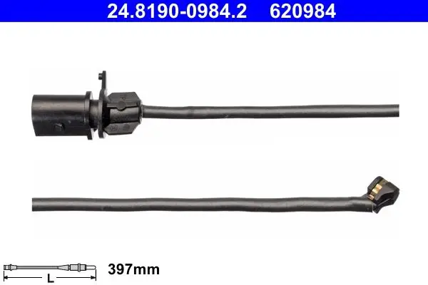 Bestseller Senzor uzura placute frana fata ATE 24.8190-0984.2