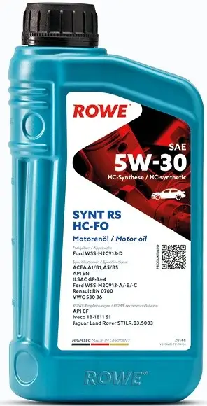 Promoție Ulei motor ROWE HighTec Synt RS 5W30 HC-FO - 1 Litru