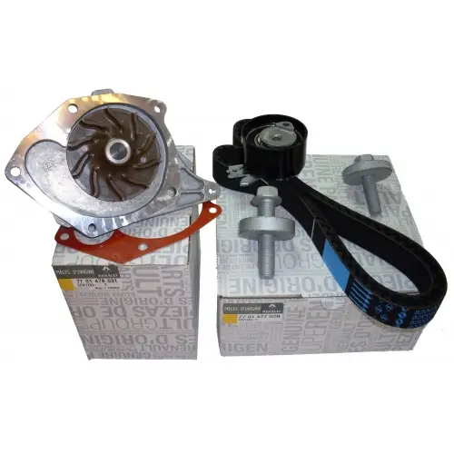 Kit distributie + pompa apa Renault Clio, Megane, Symbol, Kangoo 1.5 dci original Ieftin