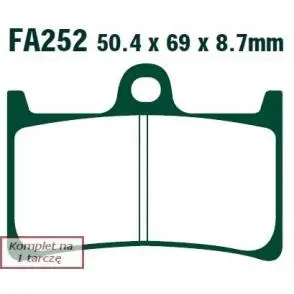 Ofertă specială Klocki Ham. Moto.Yamaha Yzf 600 R Thundercat (96-03)/Xjr 1300 R/S (03-04)/Tzr 250 (-89)/Fzs 1000 Fazer (01-05)/Fjr 1300 A (Abs) (0