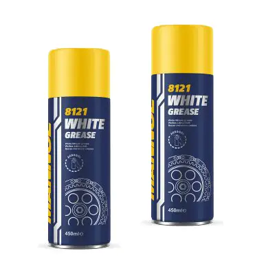 Pachet PROMO 2x Spray de Unsoare Albă MANNOL White Grease 8121 – 450ml Livrare rapidă