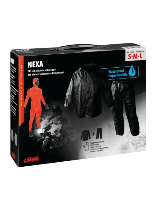 Costum impermeabil motociclisti NEXA TG.1, Lampa Bestseller