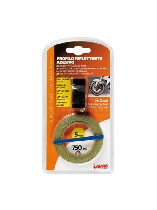 Dunga reflectorizanta albastra pentru roata cu adaptor Nu rata