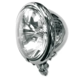 Far fata universal motocicleta cromat 123 mm Ultima șansă