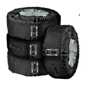Cel mai vândut Set 4 genti-husa roata TYRE-WRAP DE-LUXE marimea L, Lampa - Ø 73 x 35 cm (13-19")
