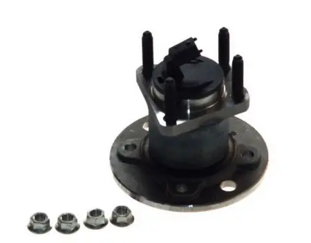 Butuc cu rulment roata spate Opel Astra H, model cu 4 prezoane, senzor ABS integrat SKF VKBA3652 Preț redus