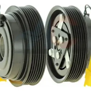 Set bobina, fulie si ambreiaj compresor A/C Sanden SD6V12 SD6V16 SD7V16 6PK 125mm RENAULT NISSAN MERCEDES Bestseller