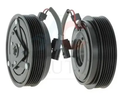 Set bobina, fulie si ambreiaj compresor AC ZEXEL DCS-17EC KC-88 6PK 126mm DACIA, NISSAN, RENAULT Retur ușor