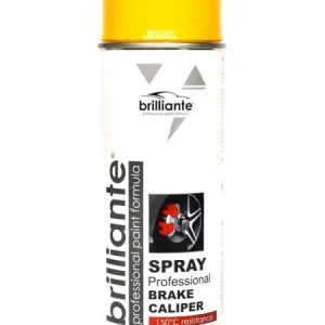 Vopsea Spray Galben Pentru Etriere Frane (RAL 1023) 400ml BRILLIANTE Bestseller