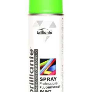 Cumpărături sigure Vopsea Spray Fluorescenta Verde 400ml BRILLIANTE
