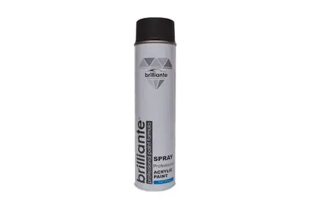 Ieftin Vopsea Spray Acrilica NEGRU MAT (RAL 9005) 600 ml BRILLIANTE