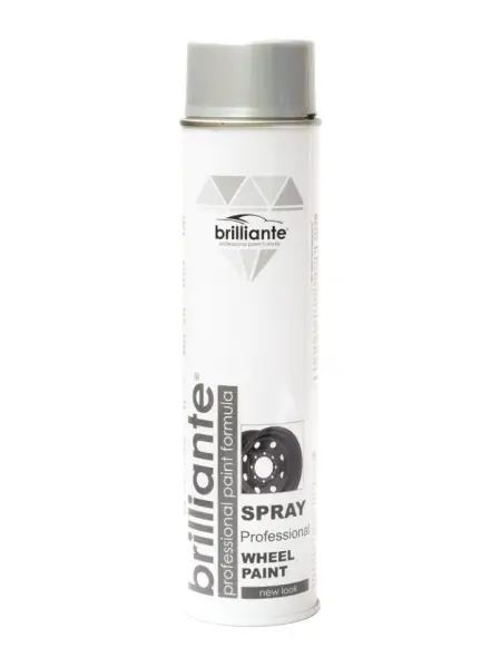 Vopsea Spray Pentru Jante Argintiu 600ml BRILLIANTE Ultima șansă