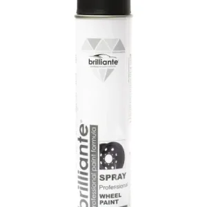 Premium Vopsea Spray Pentru Jante Negru Mat 600ml BRILLIANTE