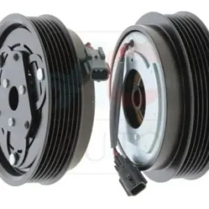 Premium Set bobina, fulie si ambreiaj compresor AC CALSONIC CR12Sc 6PK 125mm DACIA, RENAULT