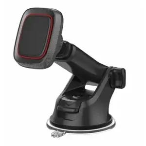 Cumpără online SUPORT TELEFON AUTO MAGNETIC CU FIXARE PE BORD/PARBRIZ CU VENTUZA