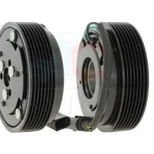 Set bobina, fulie si ambreiaj compresor AC SANDEN SD7V16 7pk 120mm Volkswagen Golf III, Passat, Sharan, T4, Vento 2.8 VR6/2.9 VR6, 1.8T Nu rata