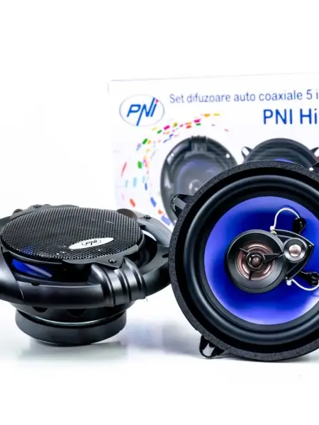 Cumpără online DIFUZOARE AUTO COAXIALE PNI HIFI500, 100W, 12.7 CM, 3 CAI, SET 2 BUC