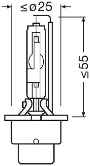 BEC XENON 85V D2R 4100 K XENARC ORIGINAL OSRAM Mai ieftin