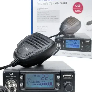 STATIE RADIO CB PNI ESCORT HP 9700 12/24V, USB, ANC, ASQ, MUFA DE BRICHETA INCLUSA Cel mai bun preț